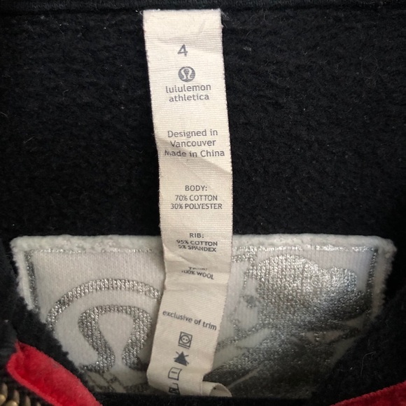 Lululemon Limited Edition Black Scuba Sweater - Picture 3 of 8